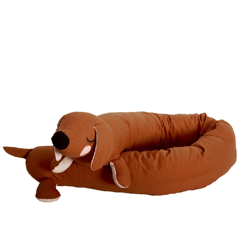 - Cat stress soothing sprayRoommate Lazy LONG Dog Cushion - Brown