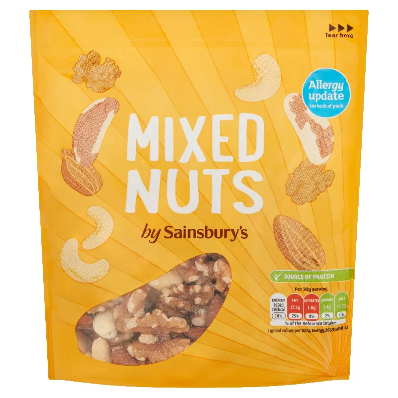  -Splash-proof food bowl AND Anti-choking slow food bowlSainsbury's Mixed Nuts 300g