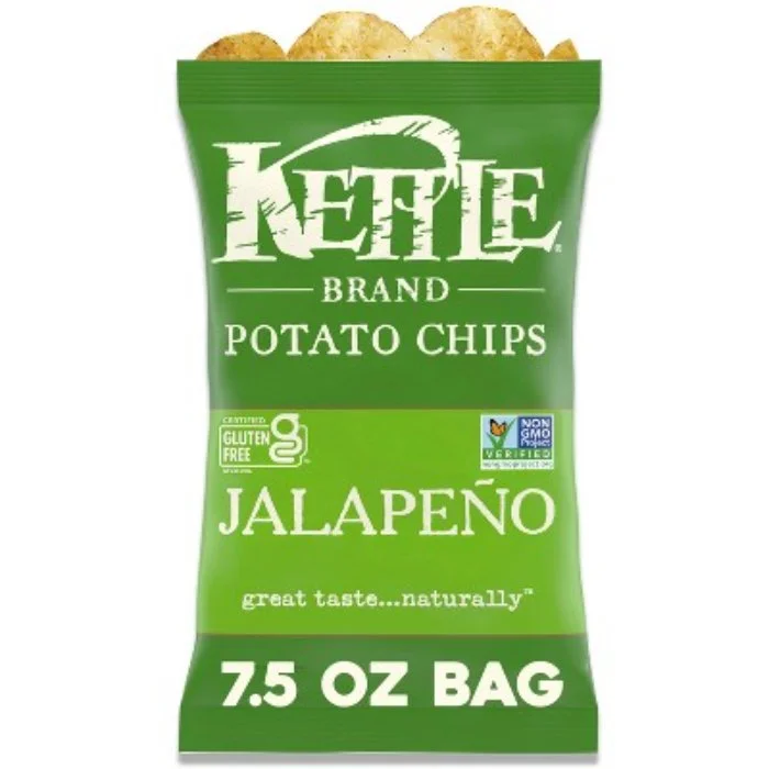 ---Kettle Foods - Chip Potato Jalapeno 7.5 Oz - Pack Of 12