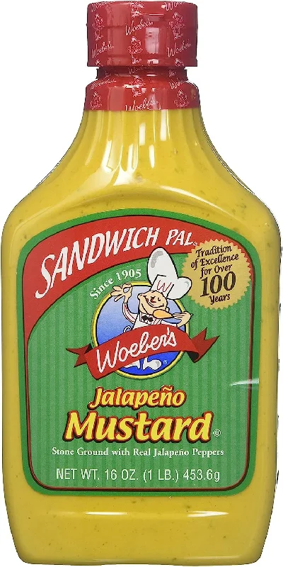 - Elderly dog ​​joint care mattressWoeber Mustard Sandwich Pal Jalapeno 16 Oz - Pack Of 6