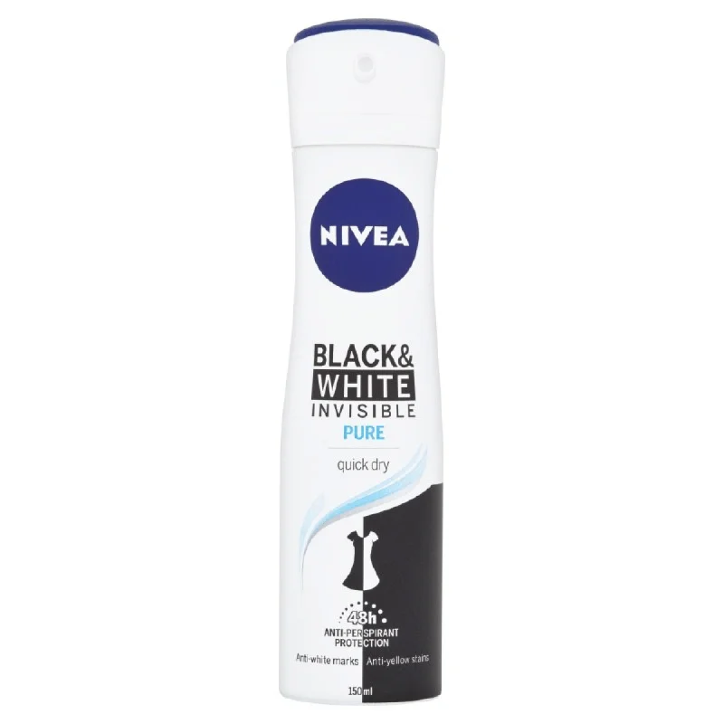 - Car dog seat beltNivea Women's Spray Black & White Invisible Pure Anti-Perspirant Deodorant  (150 ml) #10087281