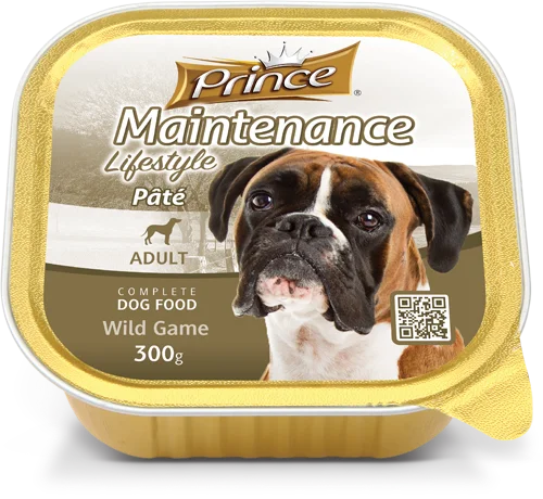 - Natural ingredient dog foodPrince Pate Foil Adult Game , 300g