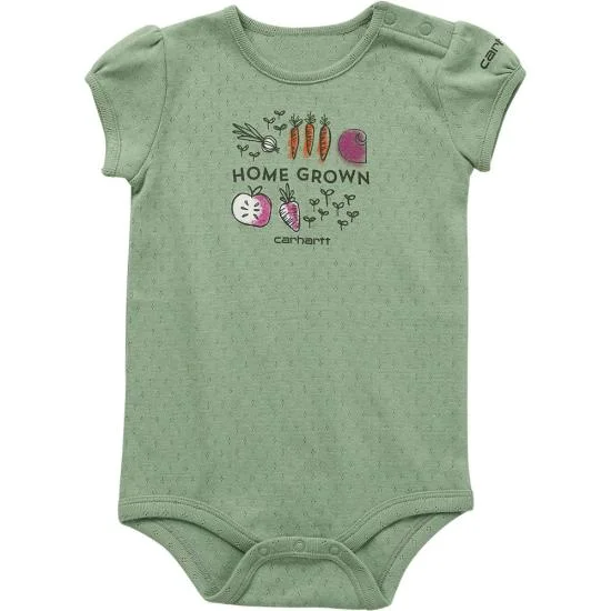  -Non-contact cat thermometerKid's Short Sleeve Home Grown Bodysuit