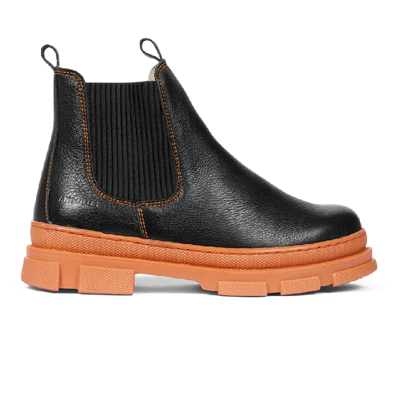 - Chinchilla cooling ice nest ceramic plateANGULUS Black/Orange Sole Chelsea Boots