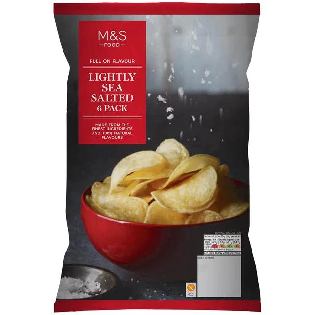 - Pet smart GPS locatorM&S Lightly Sea Salted Crisps 25g x   6 per pack