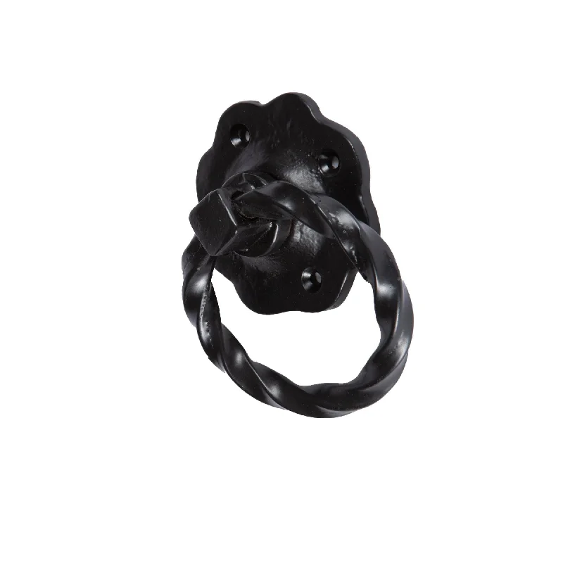 - Winter warm clothes for short-haired dogs75mm Black Twisted Rose Gate Handle - By Hammer & Tongs