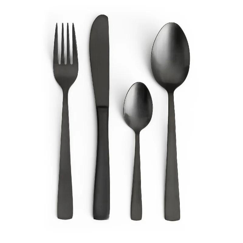 - Hamster silent running wheel to prevent chewingHabitat Satin Black Cutlery Set 16pc