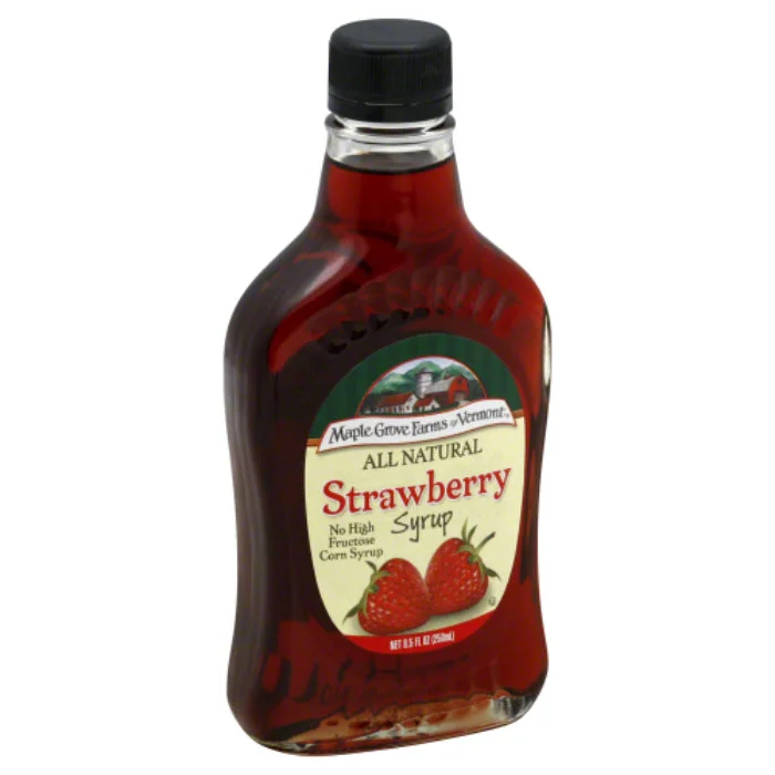 - ​​Christmas pet Christmas clothingMaple Grove - Syrup, Natural Strawberry, 8.5 Oz - Pack of 6