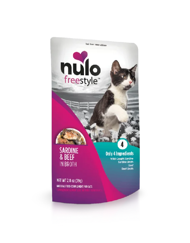 - Dog anti-slip matNulo FreeStyle Sardine & Beef in Broth Recipe for Cats