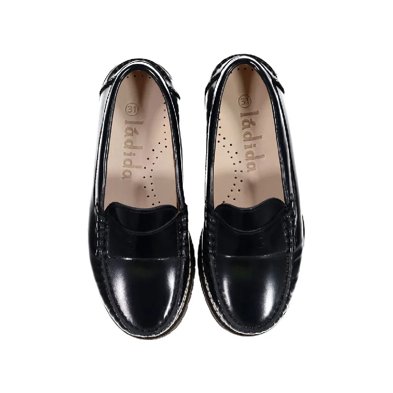 - Cat anti-jump window safety netLadida Navy Patent Leather Chunky Loafer