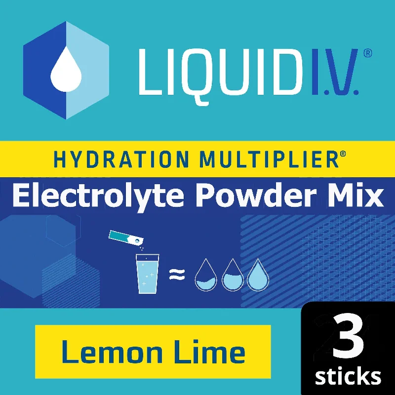 - Foldable and portable cat bagLiquid IV Hydration Multiplier Electrolyte Powder Mix Food Supplement Lemon Lime Sachets x3 16g