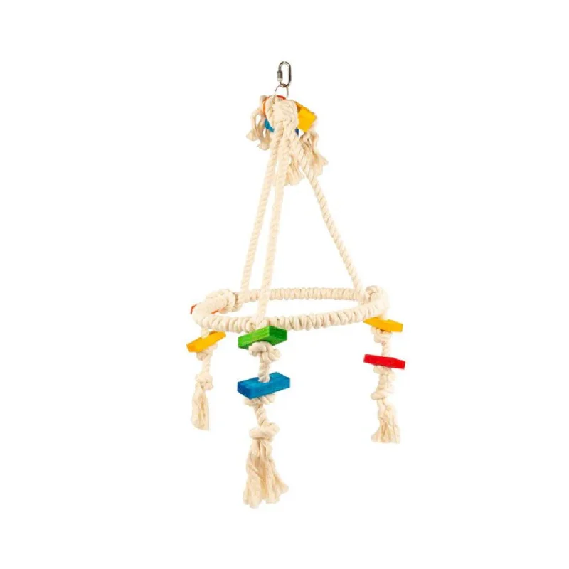 - Food for small dogsDuvo Birdtoy Colourful Pyramid with Cubes And Rope 35xm x 35cm x 73cm