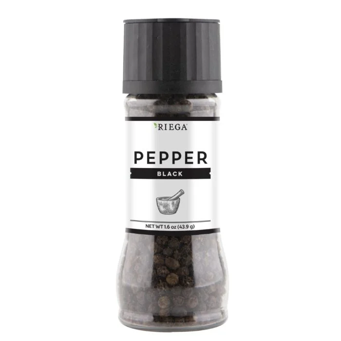 - Air box TSA certified check-inRiega Peppercorn Grinder 1.6 Oz - Pack Of 8