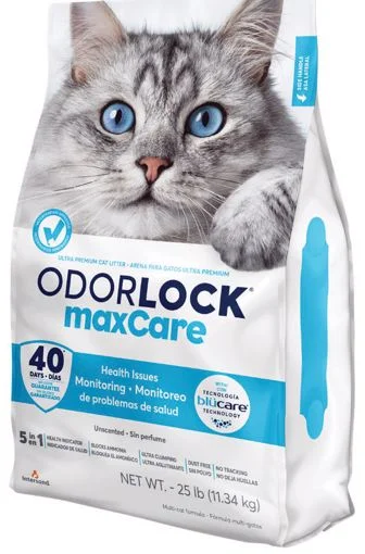 making it smoother and more shiny.OdorLock MAxCare Cat Litter