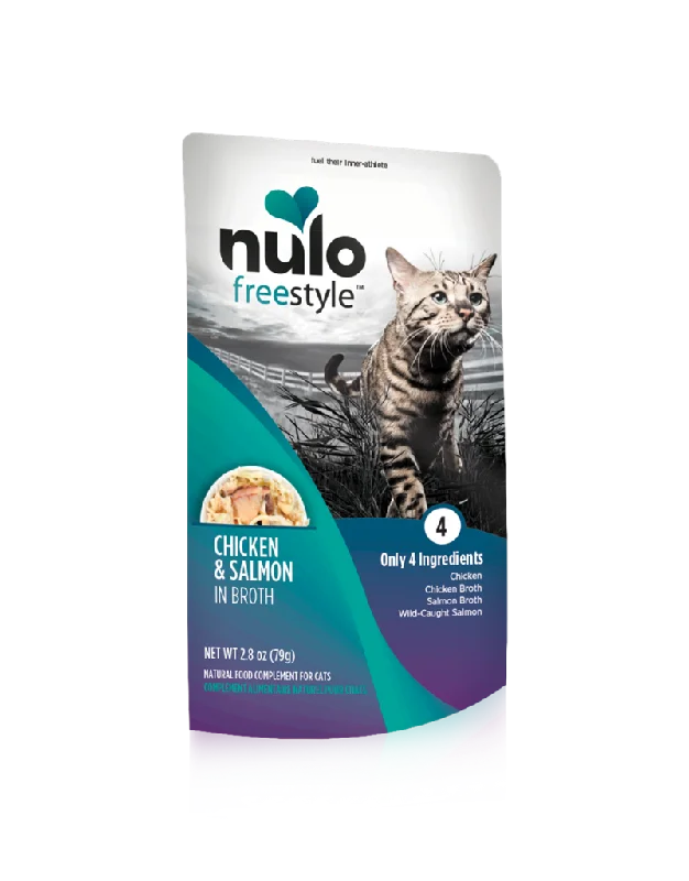 - Cat anti-jump window safety netNulo FreeStyle Chicken & Salmon in Broth Recipe for Cats