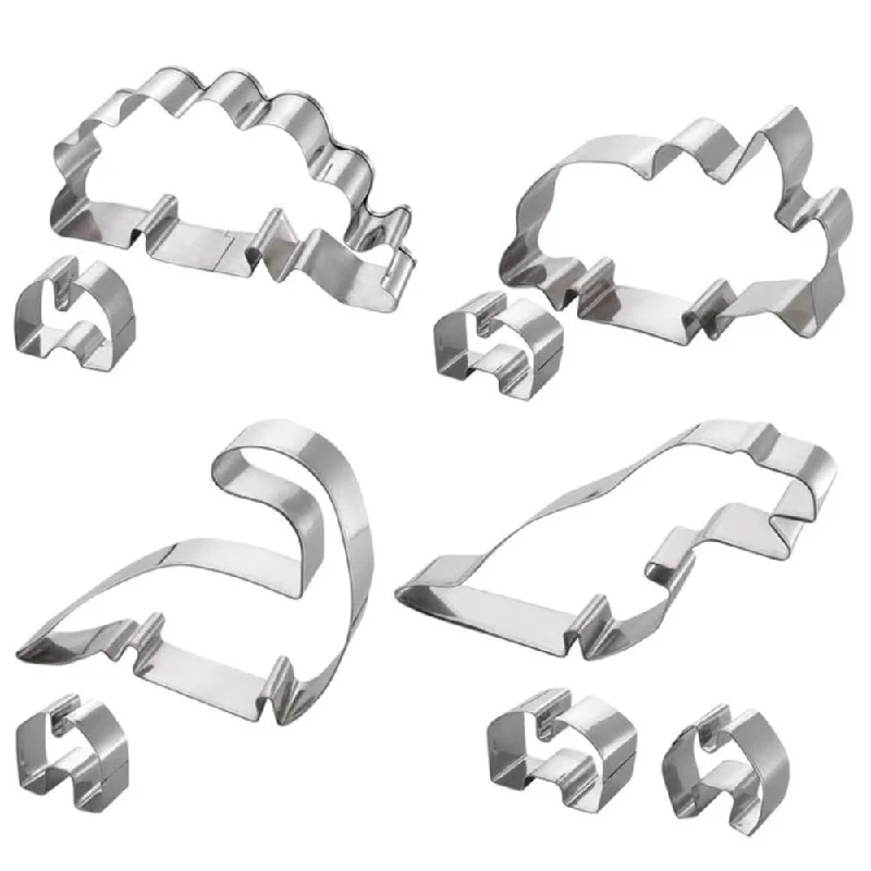 - Teething and chewing toys for puppiesSoffritto Professional Bake 3D Stainless Steel Dinosaur Cookie Cutter Set