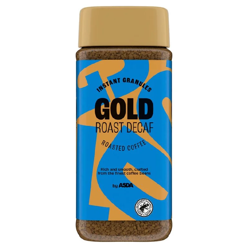 ---ASDA Gold Roast Decaf Instant Granules 200g