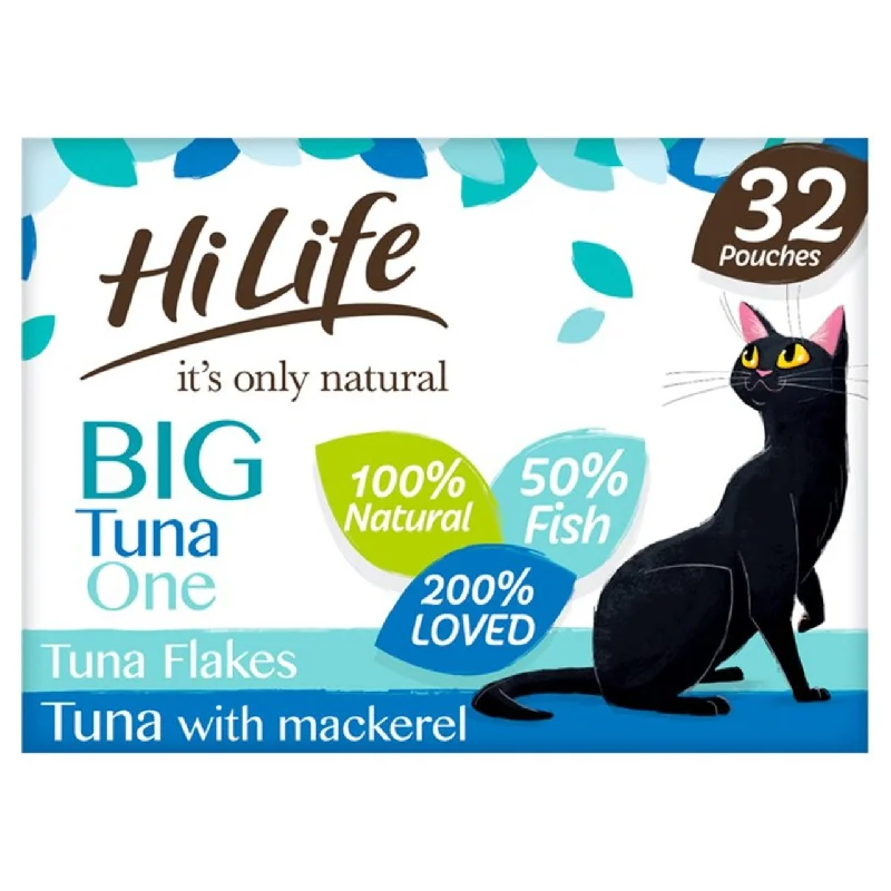 -Grain-free dog food recommendationHiLife It's only Natural The Big Tuna One in Jelly 32 x 70g