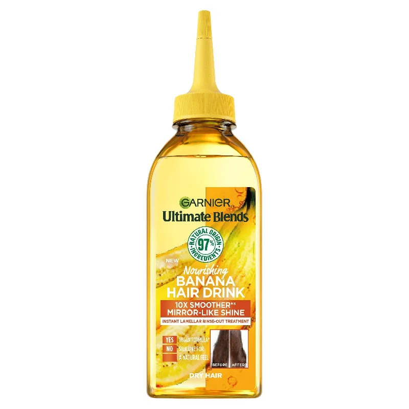 Pet ProductsGarnier Ultimate Blends Nourishing Banana Hair Drink Lamellar Rinse Out Liquid Conditioner 200ml