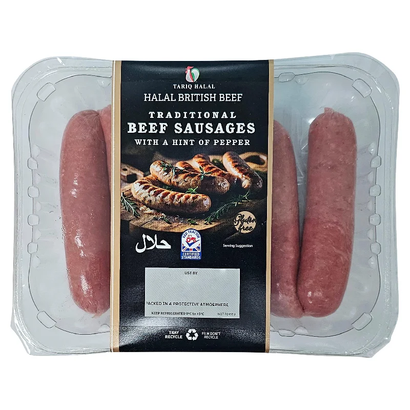 - Postoperative pet anti-licking Elizabethan collarTariq Halal Traditional Beef Sausages with a Hint of Pepper