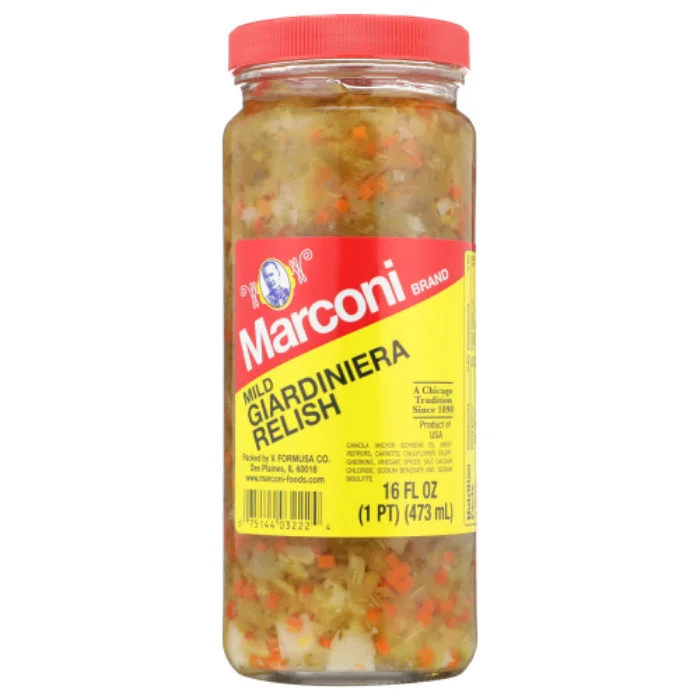 - Winter warm clothes for short-haired dogsMarconi - Relish Giardiniera Mild, 16 Oz - Pack of 12