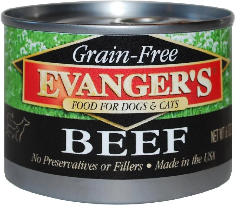    - Kitten food  Evangers Grain Free Beef Canned Dog and Cat Food