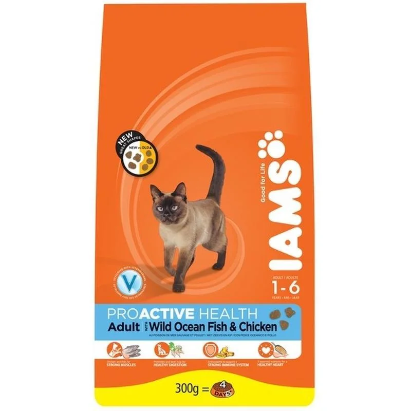 9. **Cat clothes cute model**Iams Proactive Health Adult With Wild Ocean Fish & Chicken - 300g