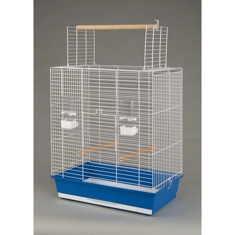 7. **Dog traction rope is automatically retractable**Inter-Zoo Bird Cage Ara White - 540 x 340 x 685mm