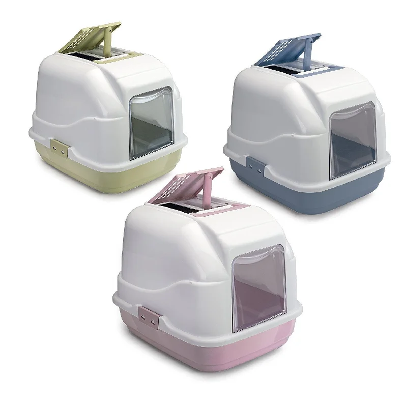 5. **Cat nail clippers safety model**Imac Easy Cat Box Toilet Limited Edition Blue/Green/Pink 50x40x40cm